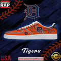 Detroit Baseball Limited Edition Nike Air Force 1 Sneakers Shoes