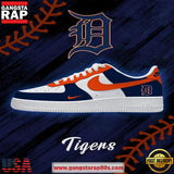 Detroit Baseball Nike Air Force 1 Sneakers Shoes
