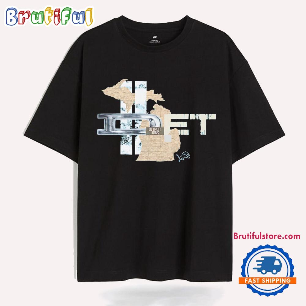 Detroit Lions 2025 NFL Draft Cluster T Shirt