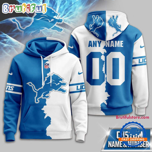 Detroit Lions 2025 NFL Victory Split Limited Hoodie Shirt