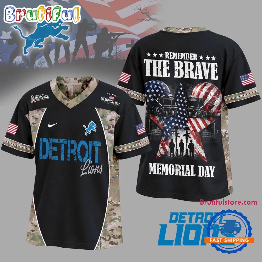 Detroit Lions 2026 NFL Memorial Day New Design Football Jersey