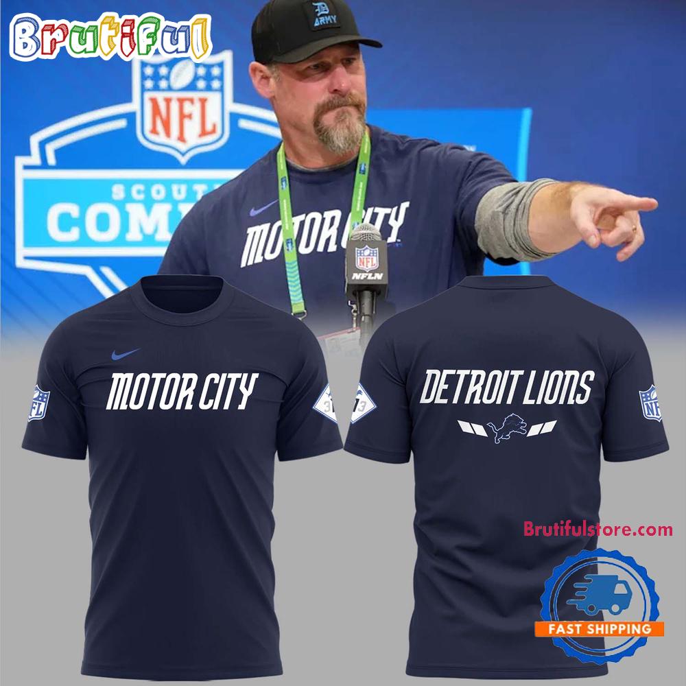 Detroit Lions 313 Motor City 2025 3D Shirt