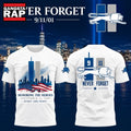 Detroit Lions 911 Never Forget Memorial Limited Edition 2026 White T Shirt