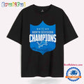 Detroit Lions Back To Back 2024 North Division Champions T Shirt