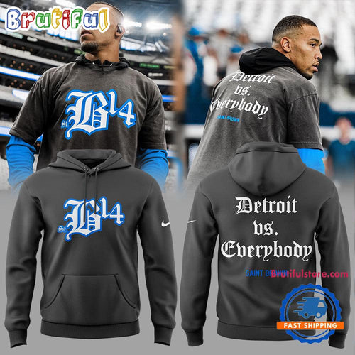 Detroit Lions Football Special Detroit Vs Everybody 3D Hoodie