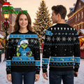 Detroit Lions Grinch Football Player Ugly Christmas Sweater