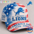 Detroit Lions NFL America 250 Years Of Freedom Classic Cap