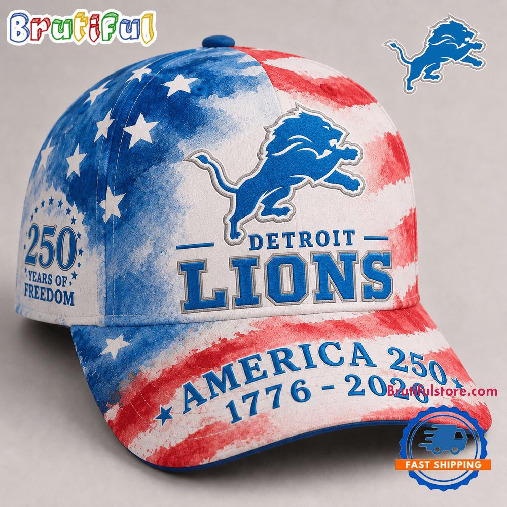 Detroit Lions NFL America 250 Years Of Freedom Classic Cap