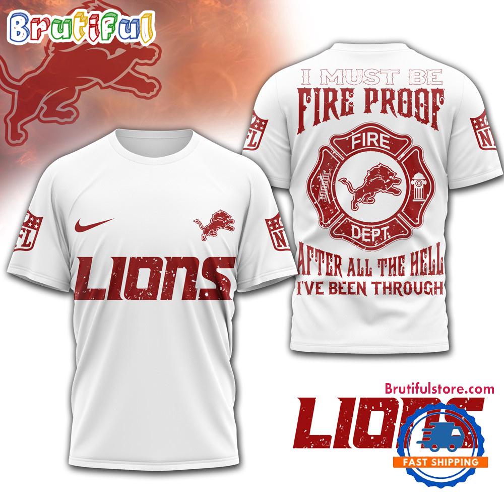 Detroit Lions NFL Built By Fire Game Day Limited Edition 3D Shirt