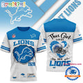 Detroit Lions NFL Girl Heart & Helmet 3D Shirt