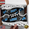 NFL Detroit Lions Max Soul Shoes Running Sneakers New Designer