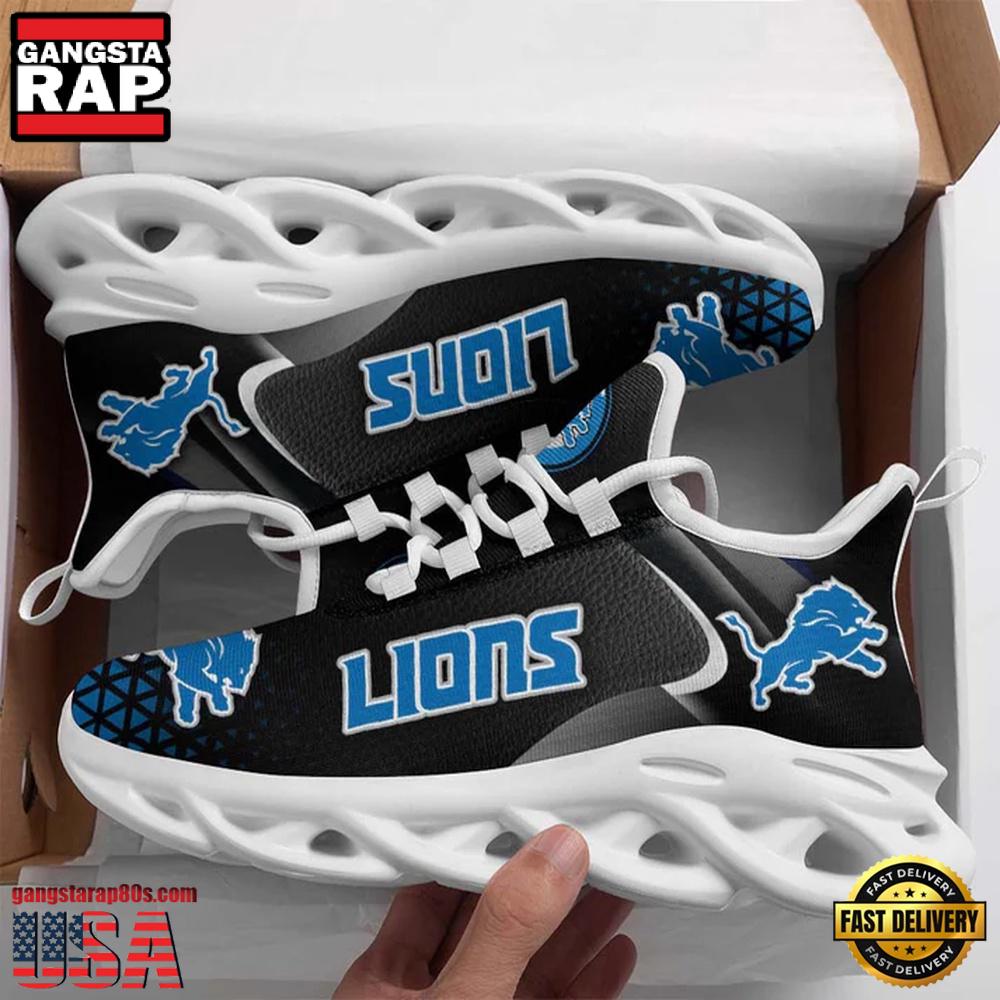 NFL Detroit Lions Max Soul Shoes Running Sneakers New Designer