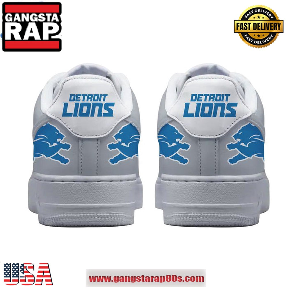 Detroit Lions One Pride 2024 Air Force 1 Running Sneakers Shoes