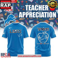 Detroit Lions Teacher Appreciation Special Edition 2025 Unisex T Shirt