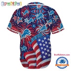 Detroit Lions USA Flag Independence Day Baseball Jersey, Sport Team 4th of July Jersey