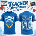 Detroit Lions x Teacher Appreciation 2026 New T Shirt