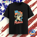 Detroit Pistons Hooper Mascot USA Flag Retro T Shirt
