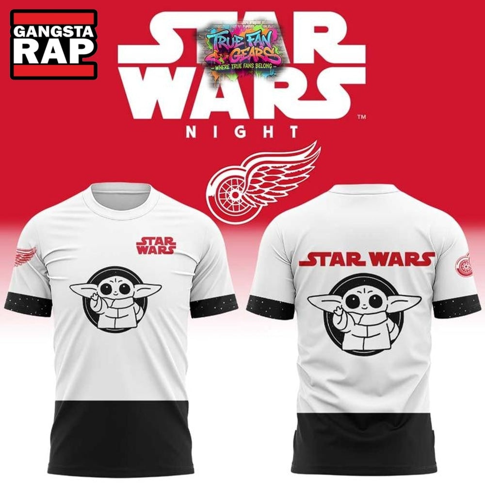 Detroit Red Wings x Star Wars Night 2026 Special New T Shirt