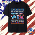 Detroit Sports Teams Logo Its The Most Wonderful Time Of The Year Christmas T Shirt