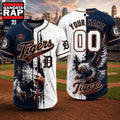 Detroit Tigers 2026 MLB Eagle America Personalized Baseball Jersey