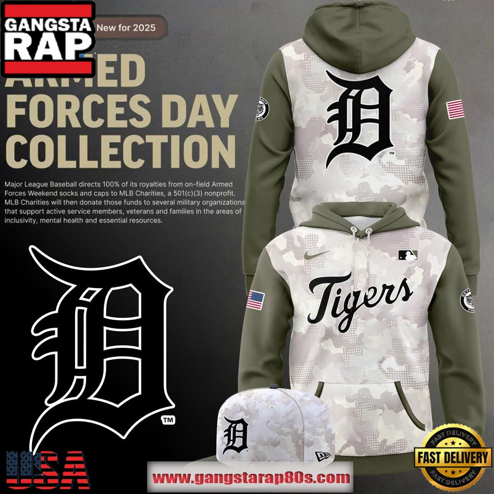 Detroit Tigers Armed Forces Day Special Hoodie Shirt