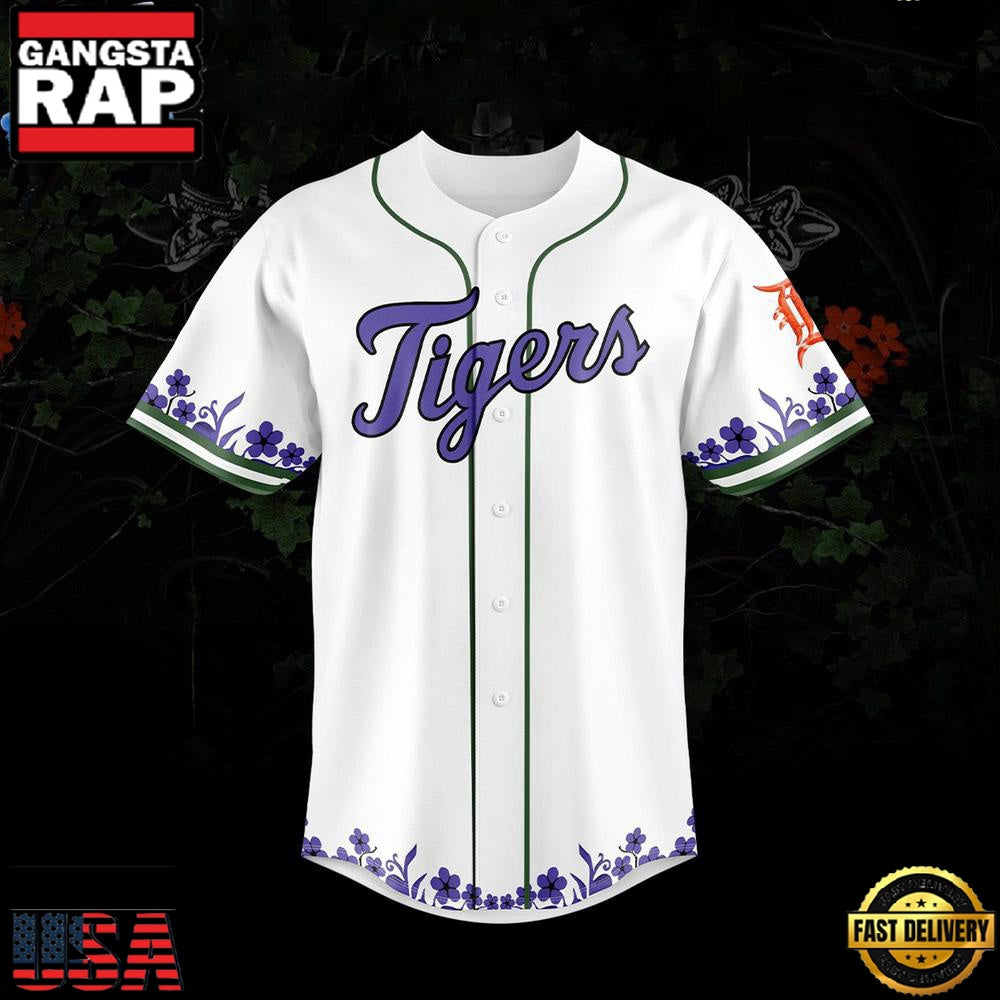 Detroit Tigers Book Club Night Limited Premium Edition Custom Baseball Jersey