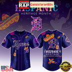 Detroit Tigers Hispanic Heritage Celebrations 2025 Unique Design Baseball Jersey