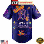 Detroit Tigers Hispanic Heritage Celebrations 2025 Unique Design Baseball Jersey