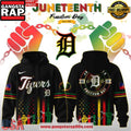 Detroit Tigers Juneteenth Day 2025 Special Unisex Hoodie