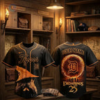 Detroit Tigers Lord of the Rings 25th Anniversary Custom Baseball Jersey