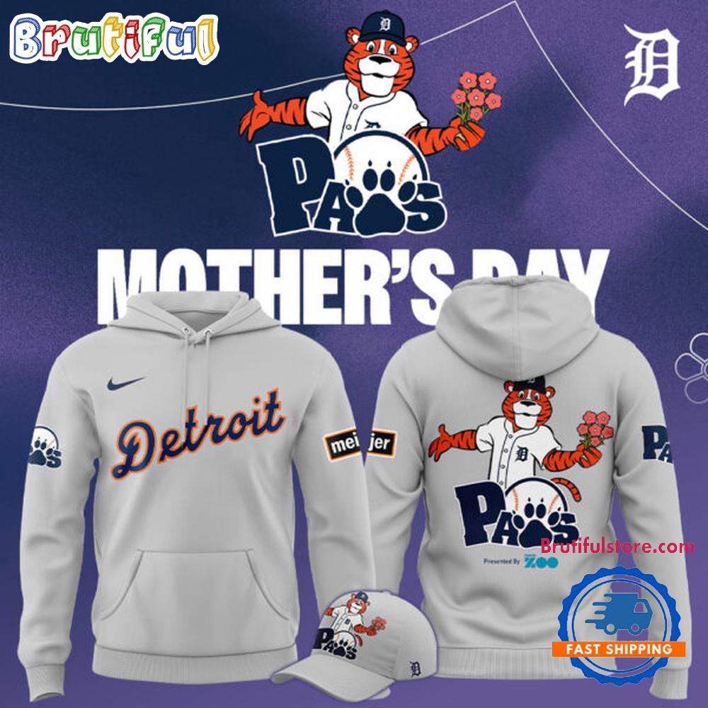 Detroit Tigers Mother’s Day 2025 3D Shirt