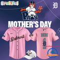 Detroit Tigers Mother’s Day MOM Pink Jerseys Shirt