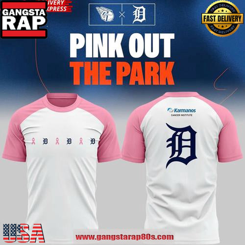 Detroit Tigers Pink Out The Park Special Unisex T-Shirt