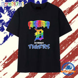 Detroit Tigers pride month LGBT Logo T Shirt