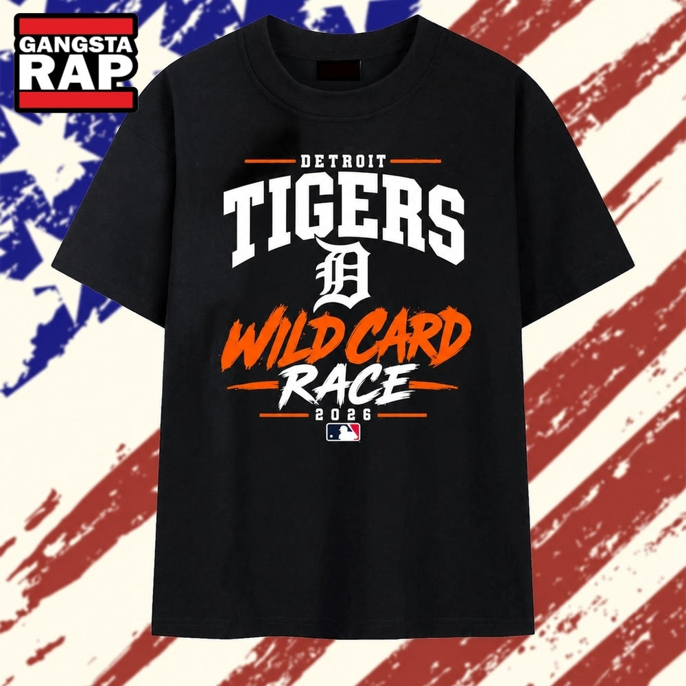 Detroit Tigers Wild Card Race 2026 MLB Baseball T Shirt