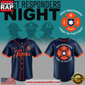 Detroit Tigers x First Responders Night 2026 Baseball Jersey Shirt
