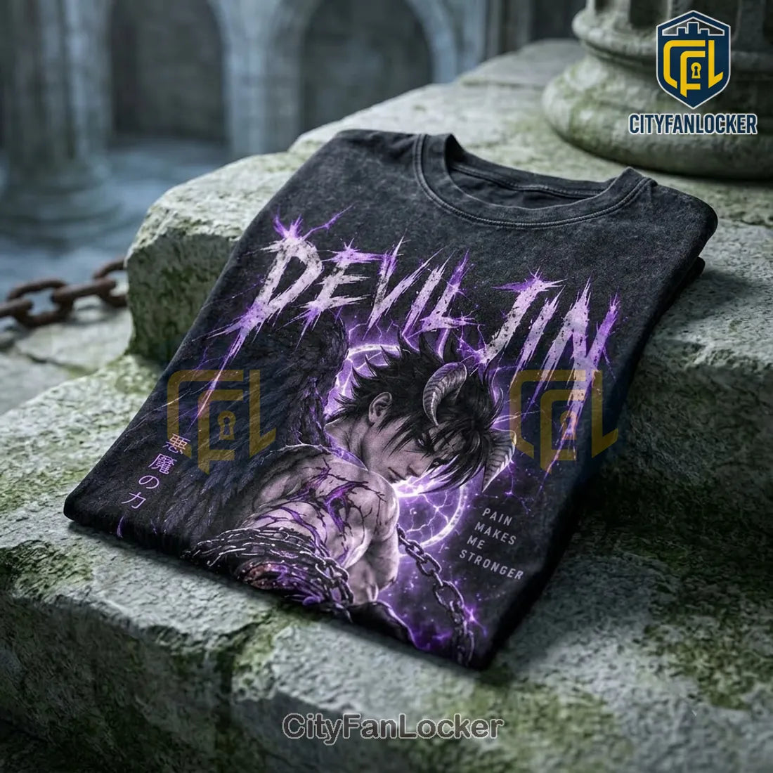 Devil Jin Unleash The Devil Purple T-Shirt