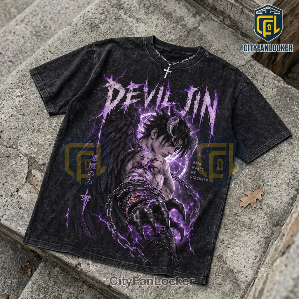 Devil Jin Unleash The Devil Purple T-Shirt