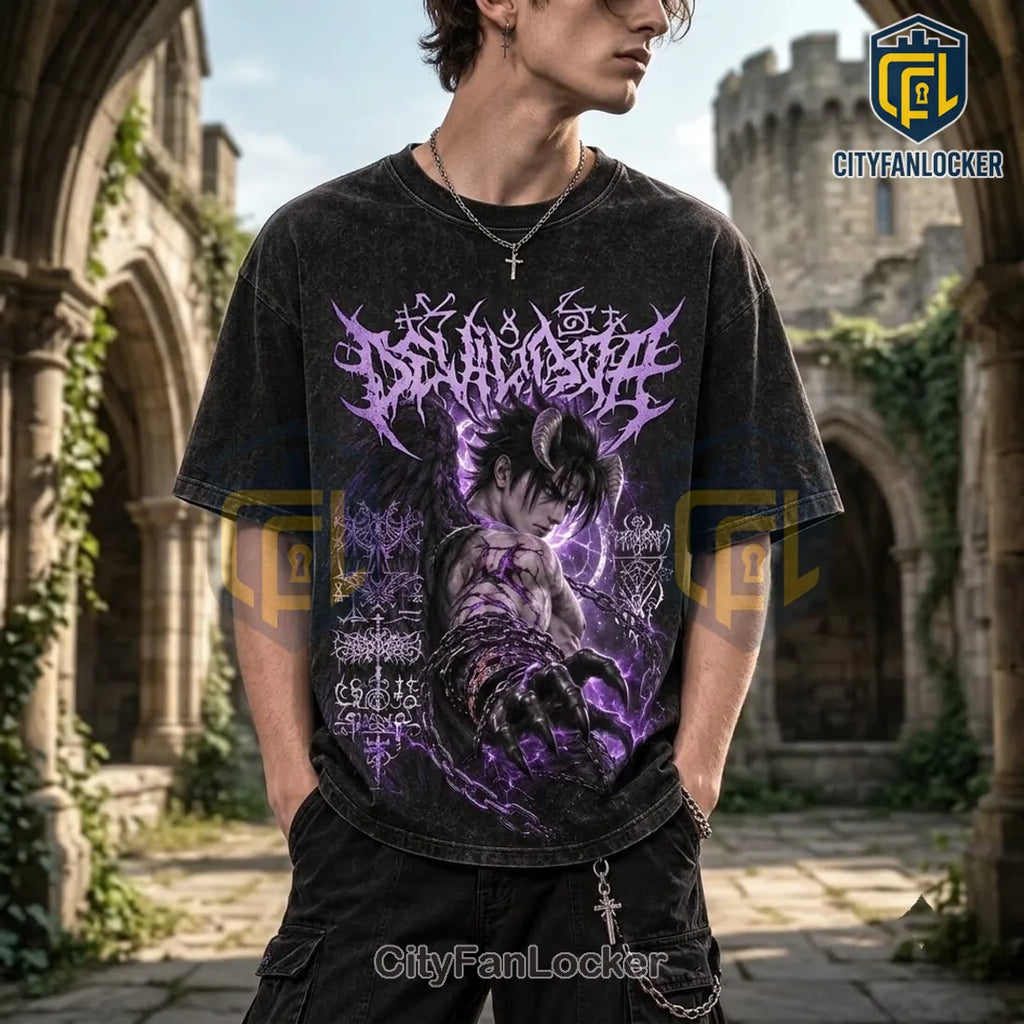 Devil Jin Unleash The Devil Purple T-Shirt