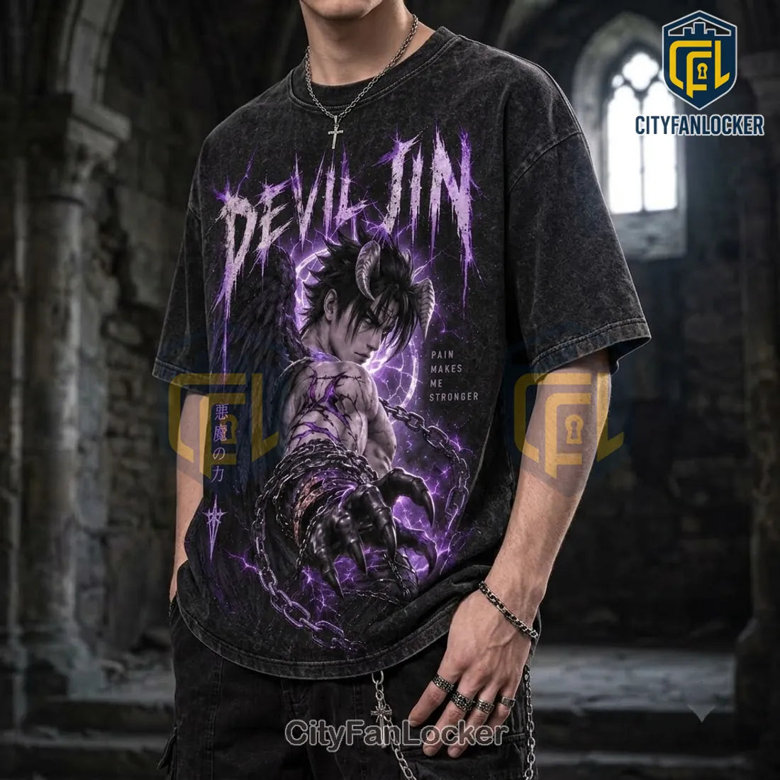 Devil Jin Unleash The Devil Purple T-Shirt
