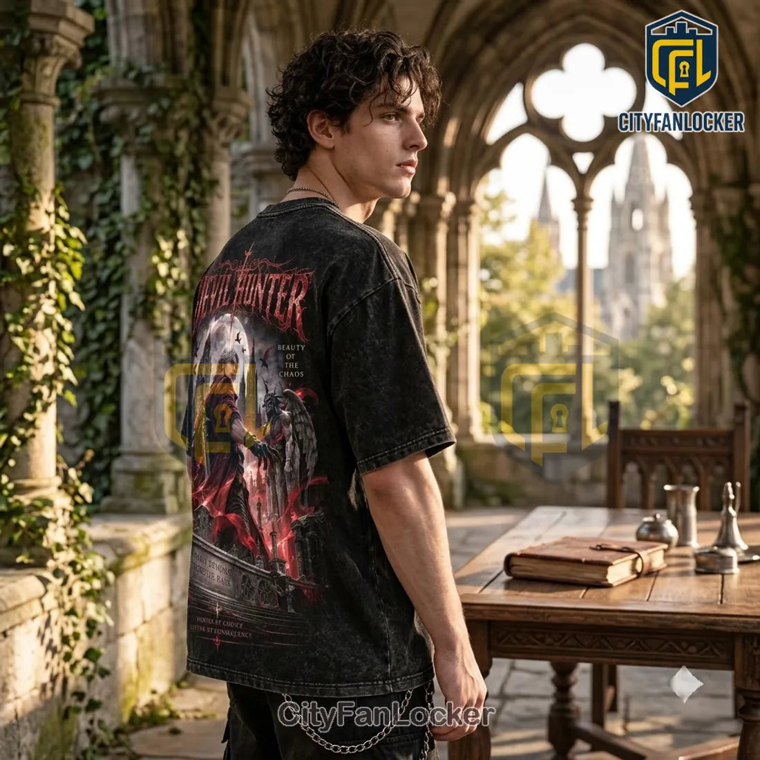 Devil May Cry Dante Black Washed T-Shirt