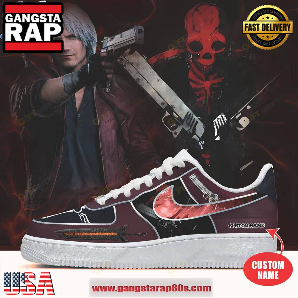 Devil May Cry Limited Edition Air Force 1 Running Sneakers Shoes