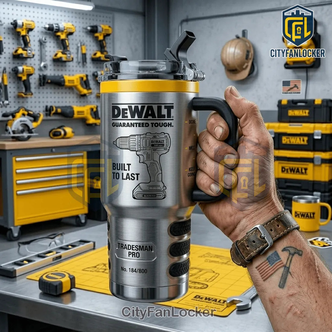 DEWALT Limited Edition 40oz Stanley Tumbler