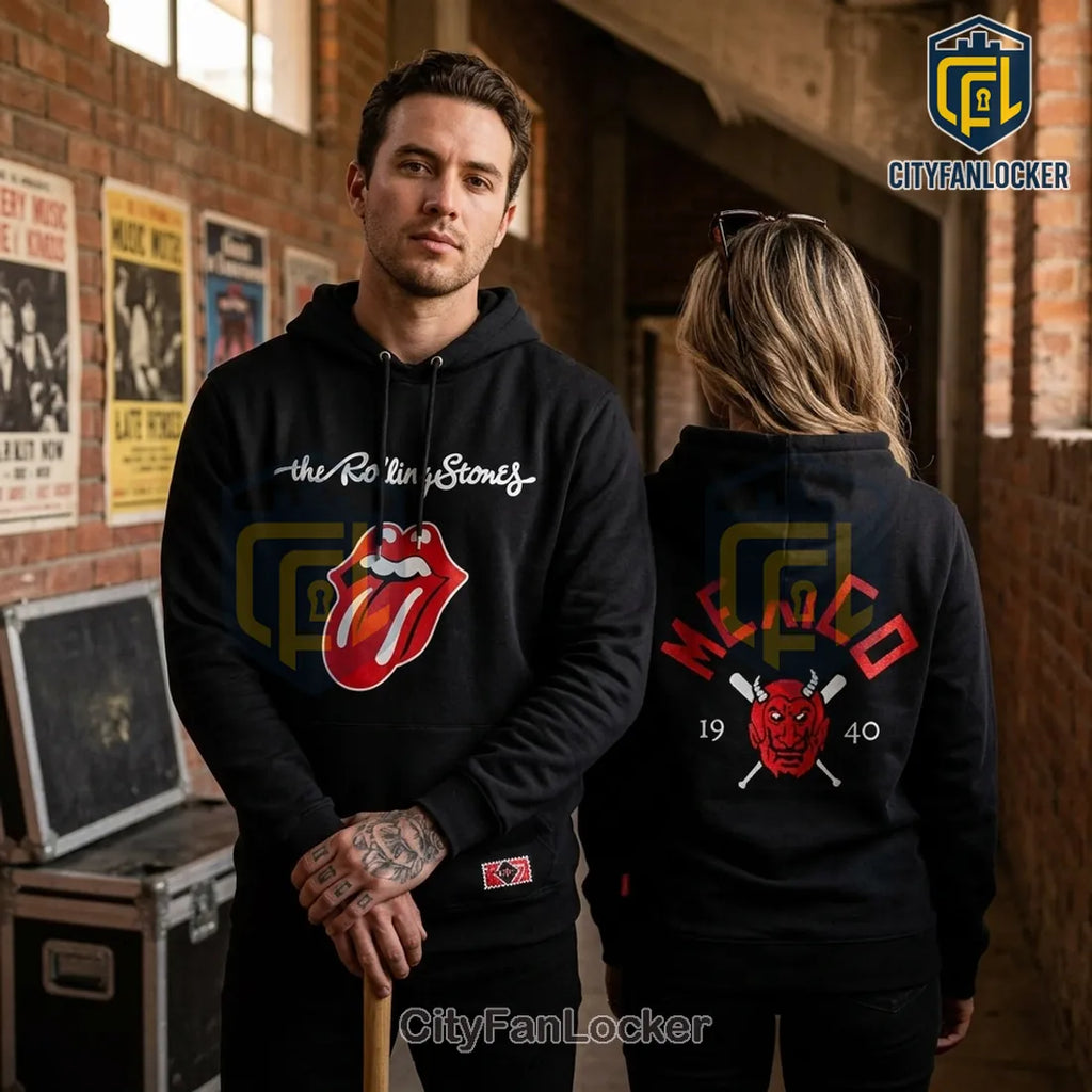 Diablos Rojos del Mexico x The Rolling Stones Limited Edition Hoodie