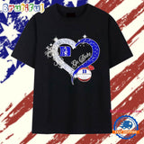 Diamond heart let’s go Duke Blue Devils T Shirt