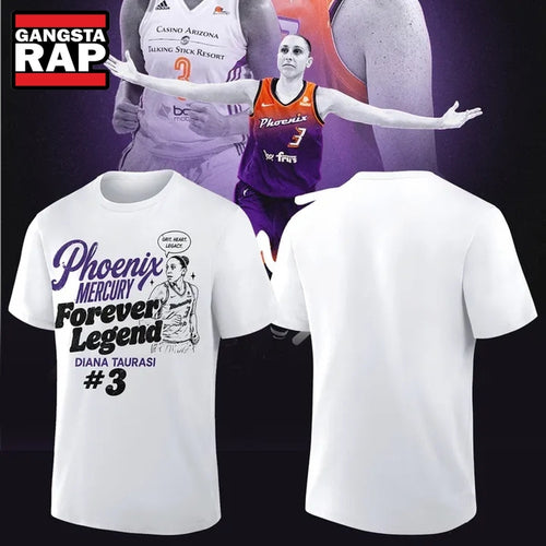Diana Taurasi #3 Phoenix Mercury 20 Years 1 Team Portrait Hoodie T-Shirt