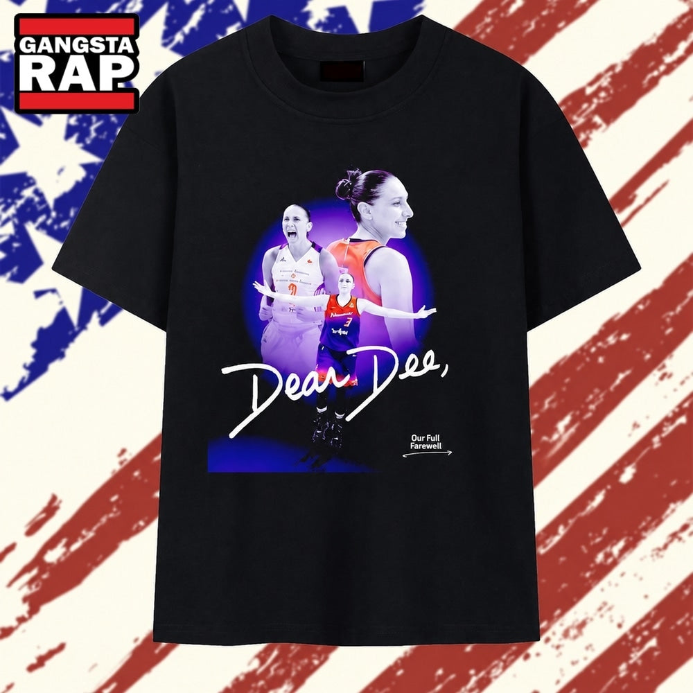 Diana Taurasi Phoenix Mercury Dear Dee Our Full Farewell T Shirt