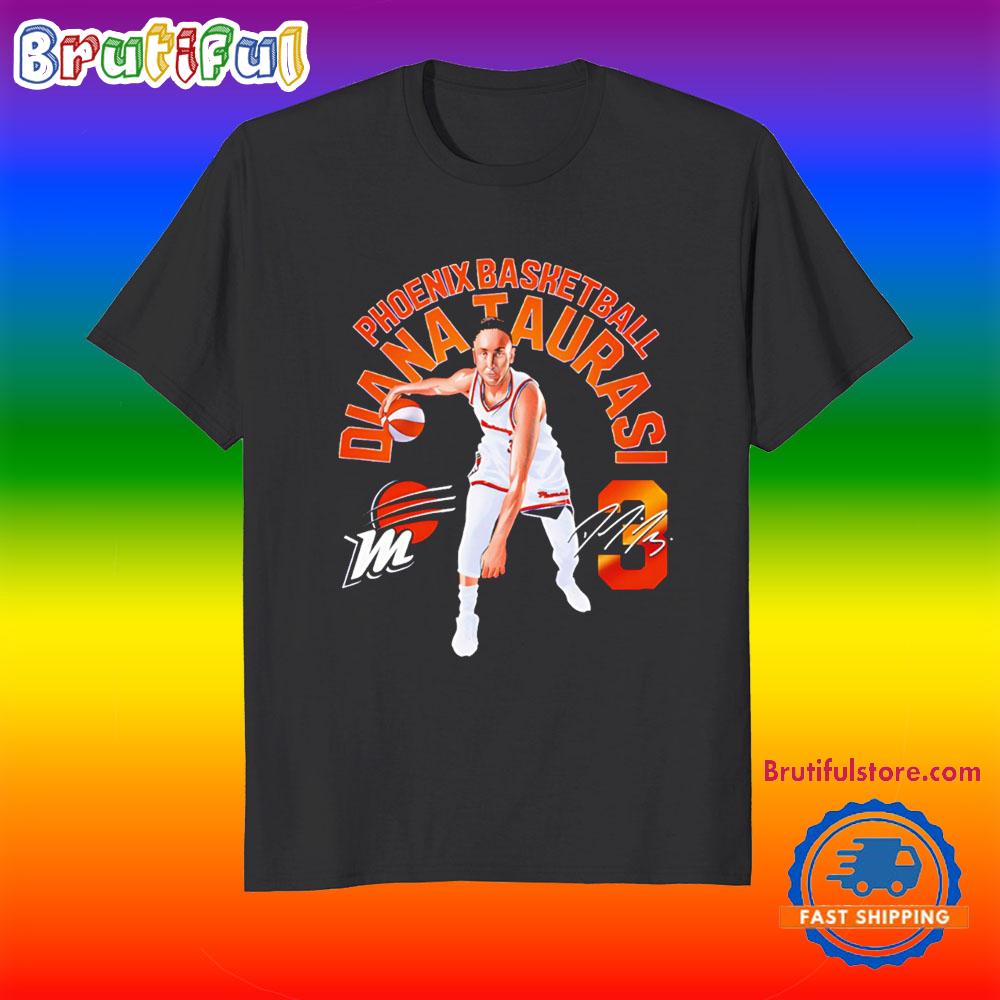 Diana Taurasi Phoenix Mercury Name Arc Signature T Shirt