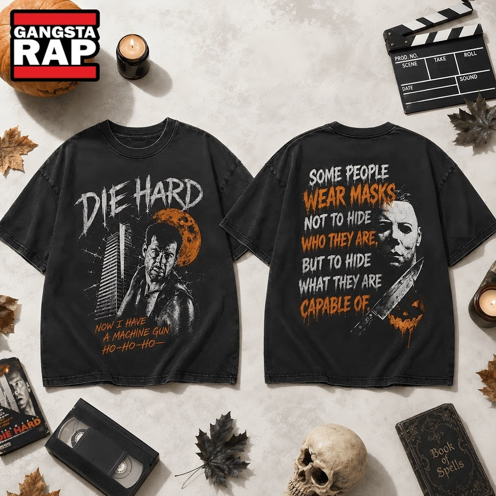 Die Hard Halloween Masks Hide What You’re Capable Of 3D Shirt , Music Trend Shirt