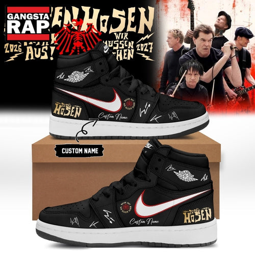 Die Toten Hosen Trink Aus Wir Müssen Gehen Tour 2026 27 Black Air Jordan 1 Shoes